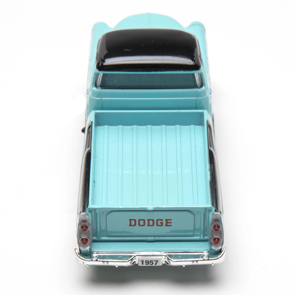 1957 Dodge Sweptside Truck (Teal/Black) 1/48 Diecast Car - Image 3