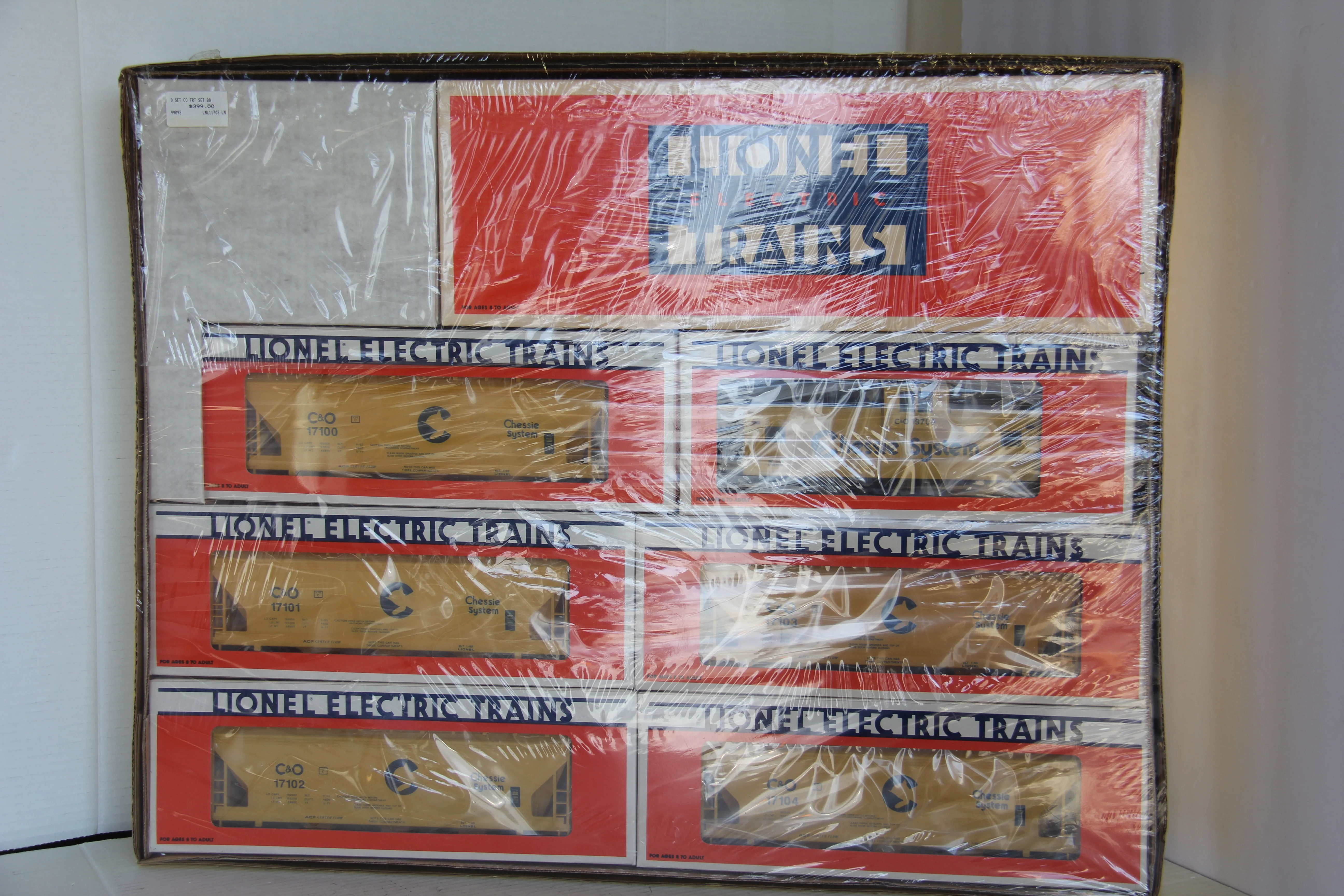 1988 Limited Lionel 6-11705 Chessie System Diesel Freight Train Set SEALED-Second hand-M7555 - Image 3