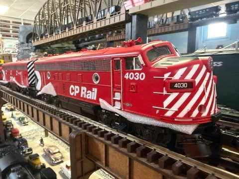 MTH 20-21995-4 - F-7 A Unit Diesel Engine "CP Rail" #4033 w/ PS3 (Non-Powered)