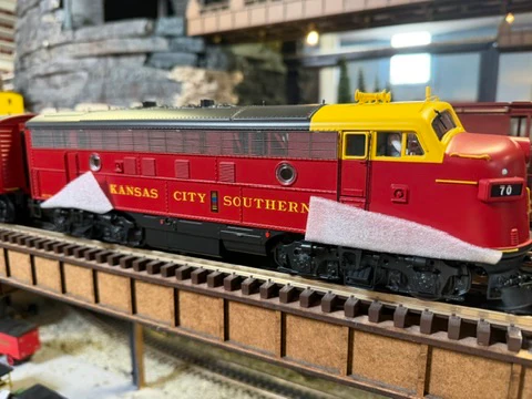 MTH 20-21996-1 - F-7 A Unit Diesel Engine "Kansas City Southern" #70 w/ PS3 - Image 3