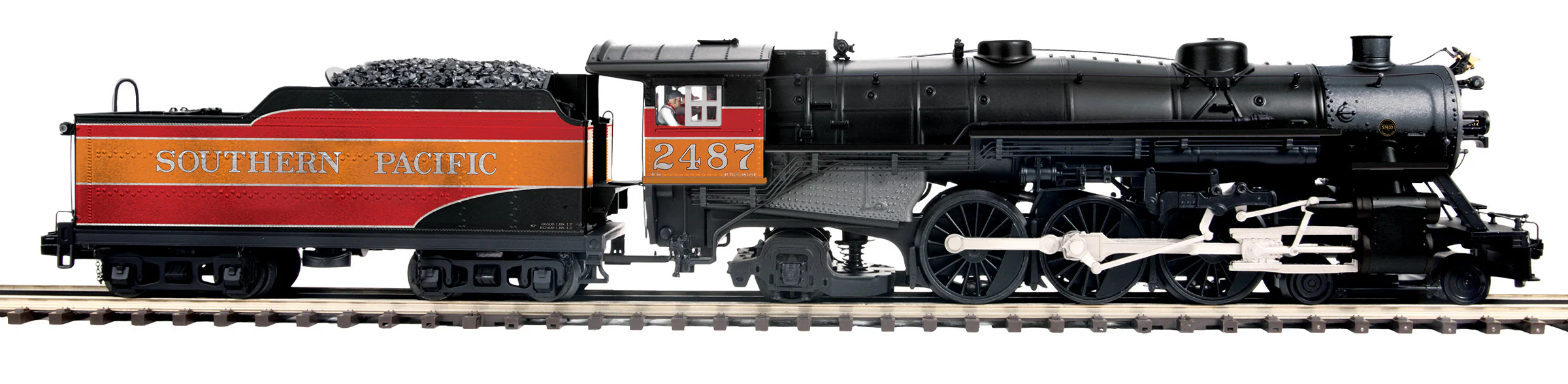 MTH 20-3977-1 - 4-6-2 USRA Heavy Pacific Steam Engine "Southern Pacific" #2487 w/ PS3 - Image 6