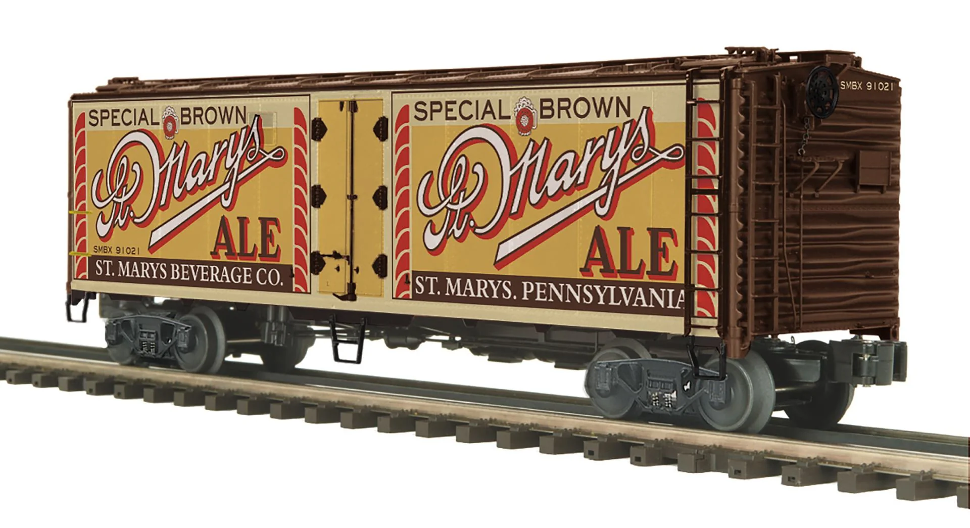 MTH 20-94838 - Premier - 40’ Steel Sided Reefer Car "St. Mary's Ale"