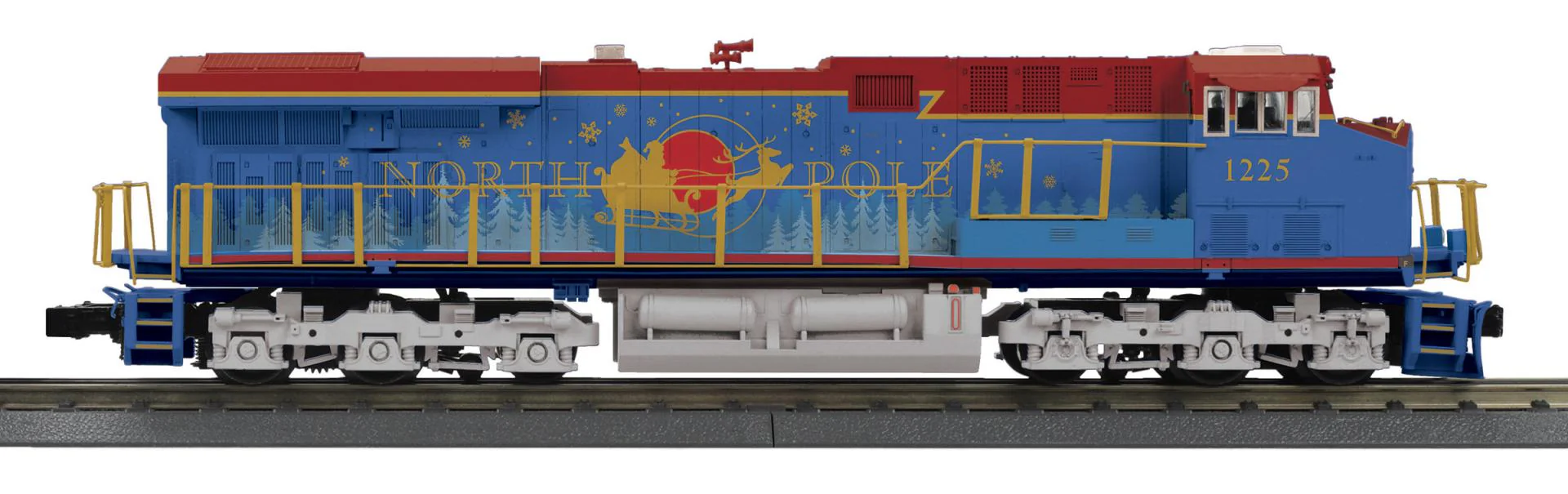 MTH 30-21389-1 - ES44AC Imperial Diesel Engine "North Pole" #1225 w/ PS3