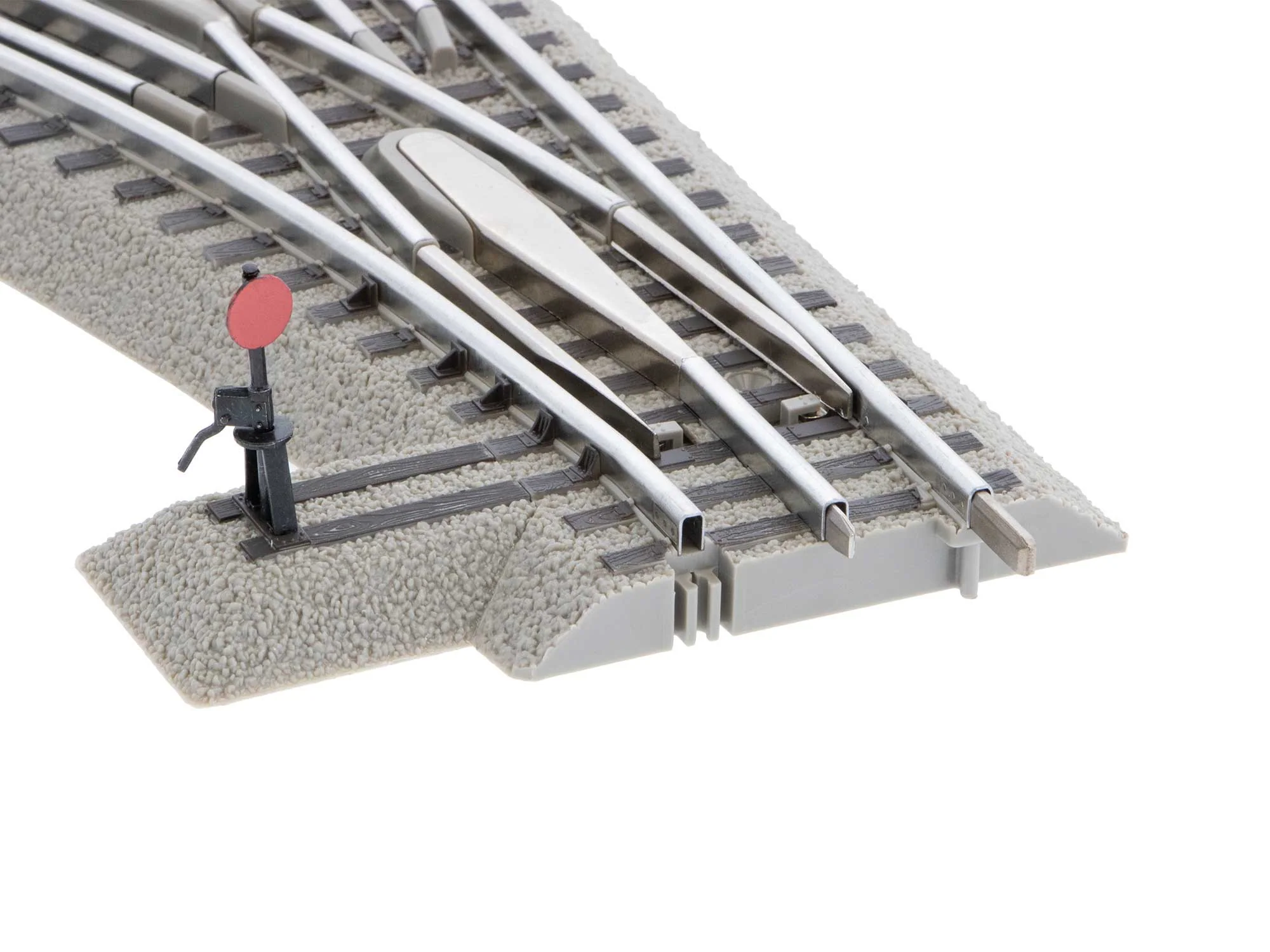 Lionel 6-12017 - FasTrack - O-36 Manual Switch Track (Left) - Image 2