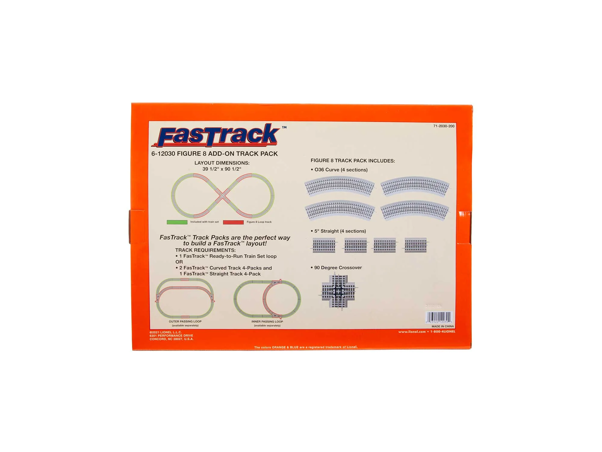 Lionel 6-12030 - FasTrack - Figure 8 Track Set (Add-On) - Image 5