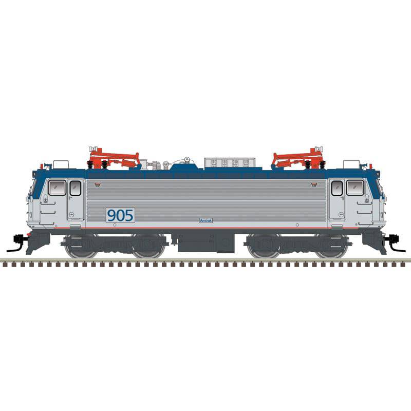 Atlas HO 10004634 - Master - Silver Model - AEM-7 Diesel Locomotive "Amtrak Phase V" #916 (no Travelmark)