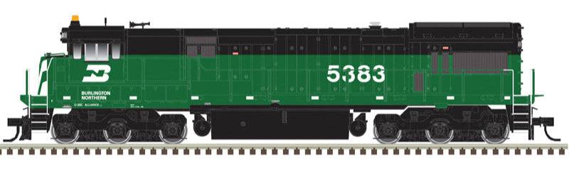Atlas HO 10004778 - Master - Silver - U30C Diesel Locomotive "Burlington Northern" #5383