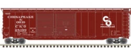 Atlas HO 20006574 - Master - 50' Postwar Double Door Boxcar "Chesapeake & Ohio" #28138 - Image 2