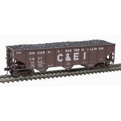 Atlas HO 20006920 Trainman 70-Ton 9-Panel Open Hopper "Chicago & Eastern Illinois" #86327 - Image 4