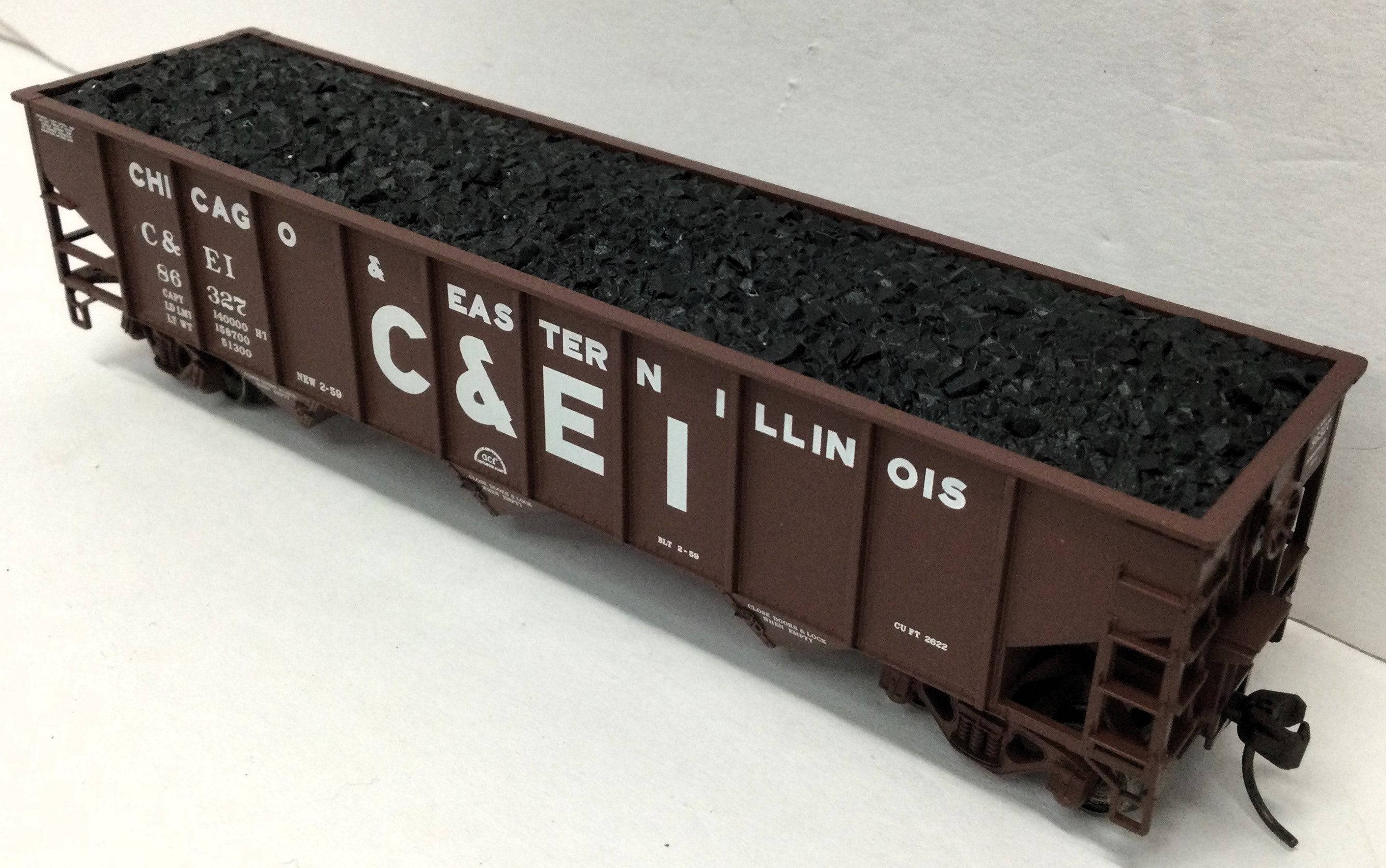 Atlas HO 20006921 Trainman 70-Ton 9-Panel Open Hopper "Chicago & Eastern Illinois" #86348 - Image 3