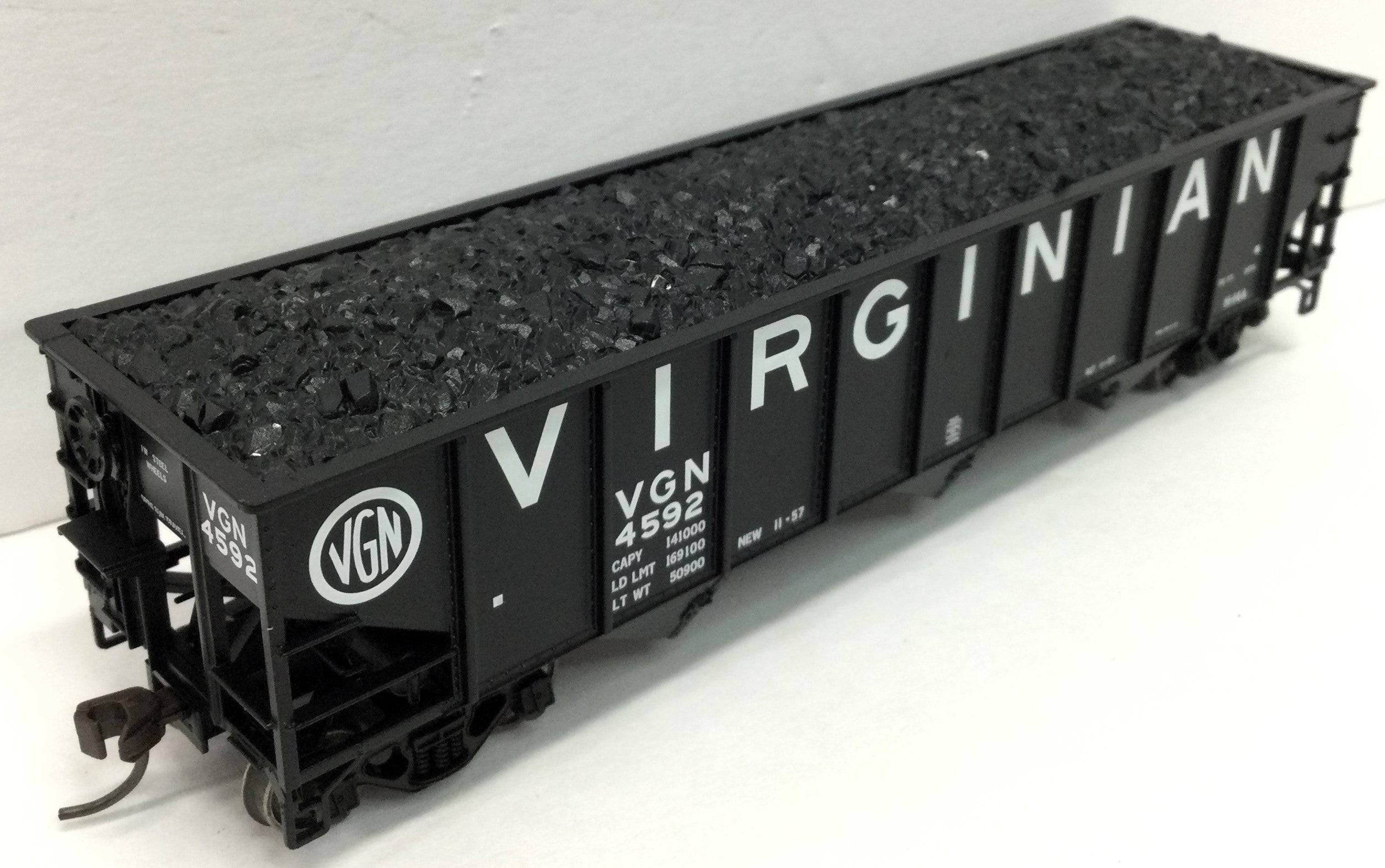 Atlas HO 20006930 Trainman 70-Ton 9-Panel Open Hopper "Virginian" #4842 - Image 3