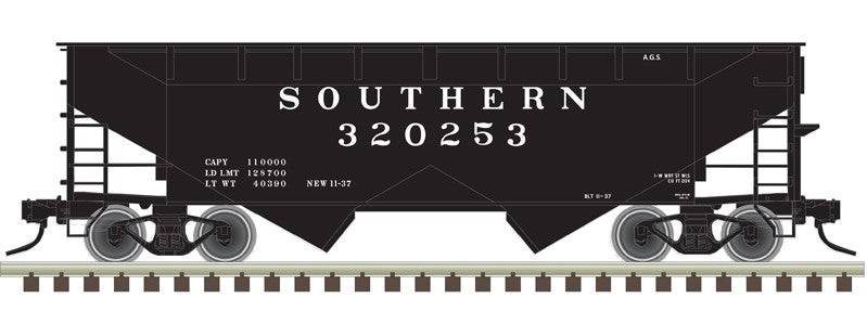 Atlas HO 20007431 - Trainman - 2-Bay Offset Hopper "Southern" #320253 - Image 2