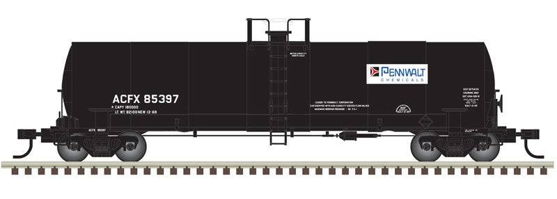 Atlas HO 20007560 - Master - 17,360 Gallon Tank Car "Pennwalt Chemicals" #85407 (ACFX) - Image 2