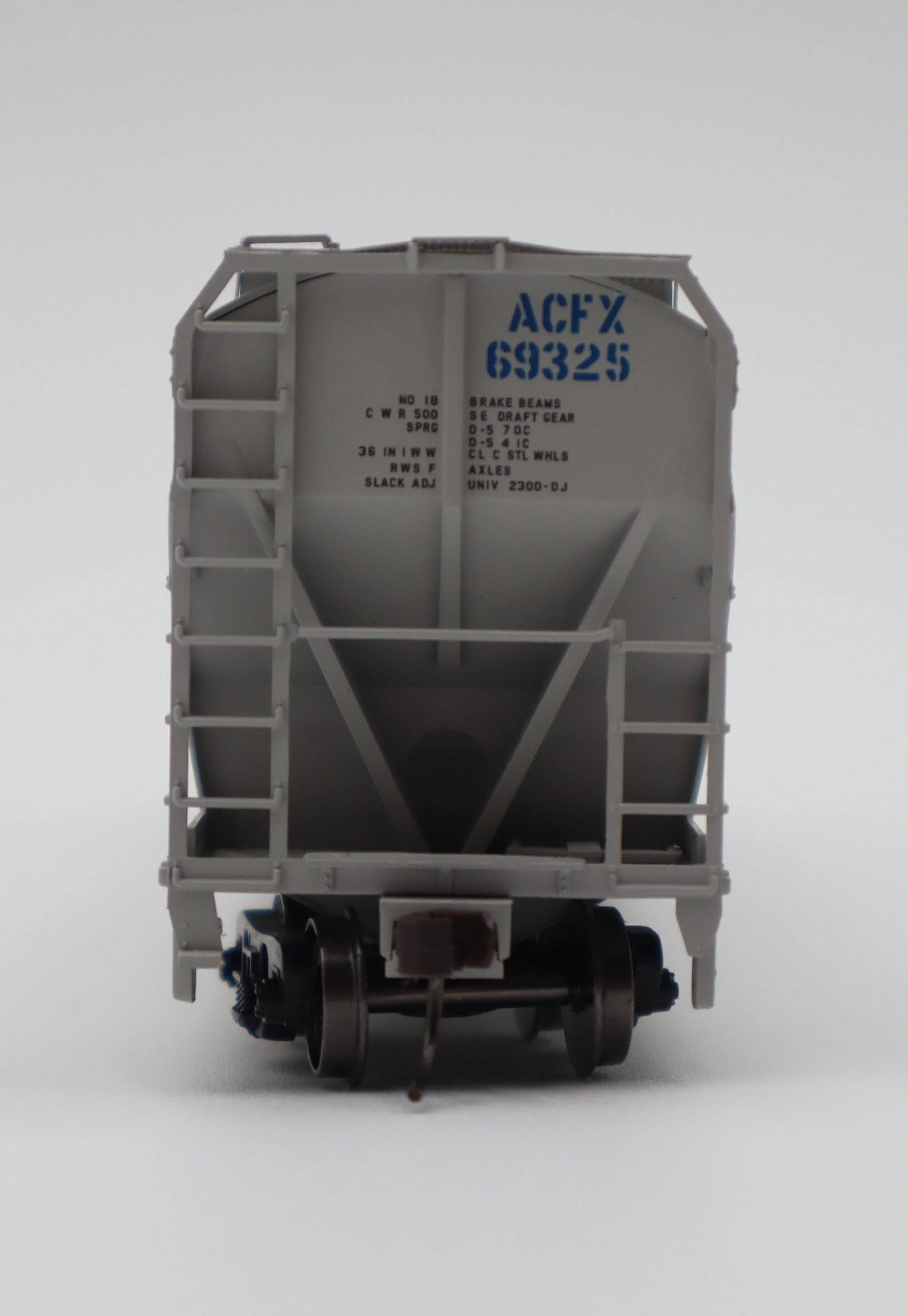 Atlas HO 20007668 - Master - 5800 Centerflow Covered Hopper Car "ACFX" #69325 - Image 2