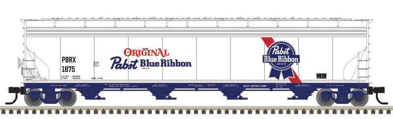 Atlas HO 20007682 - Master - 5748 Centerflow Covered Hopper Car "Pabst Blue Ribbon" #1899 - Image 3