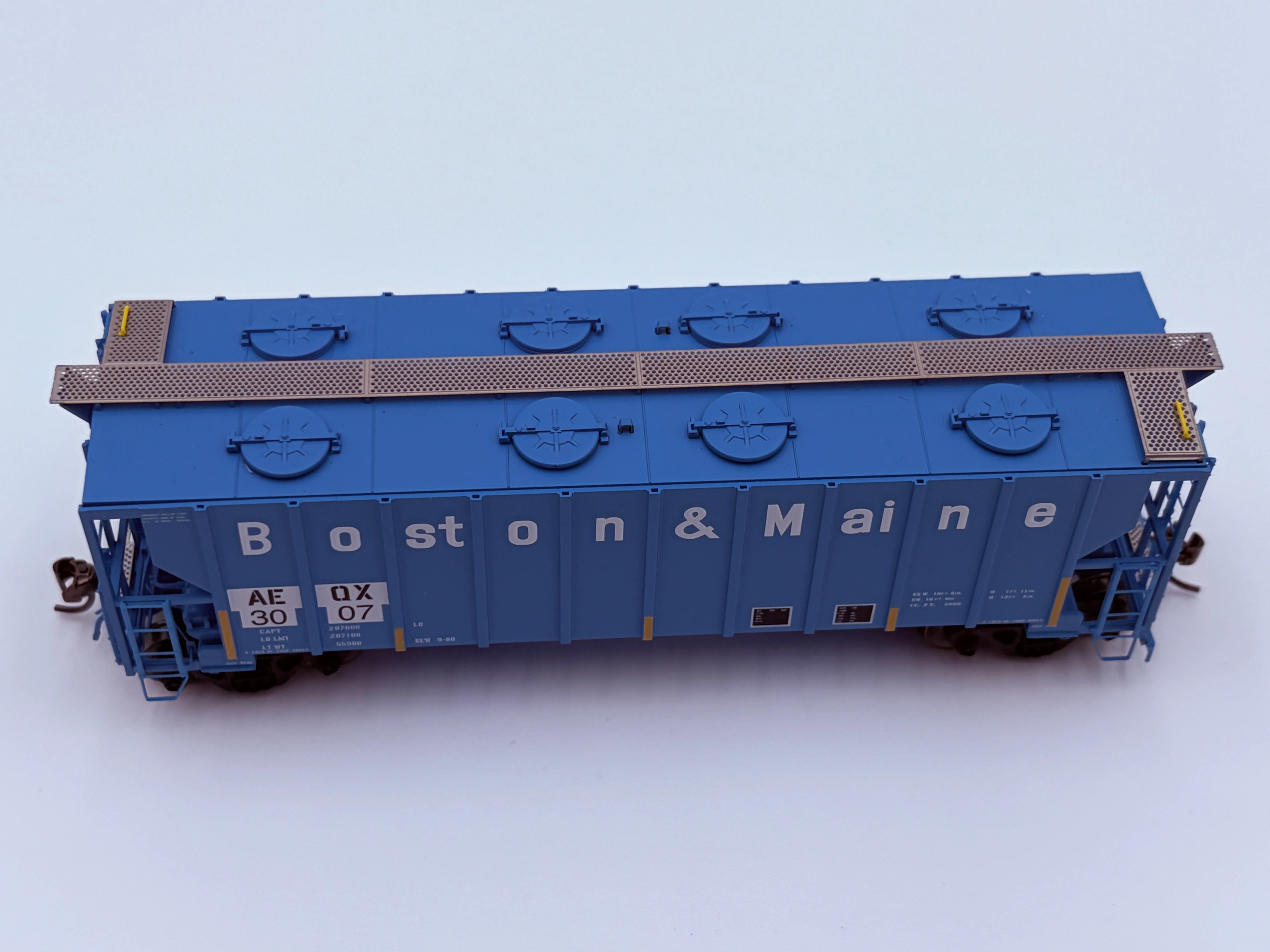 Atlas HO 20007688 - Master - Portec 3000 Covered Hopper "ATEL Leasing" #3019 (AEQX, ex-B&M) - Image 2