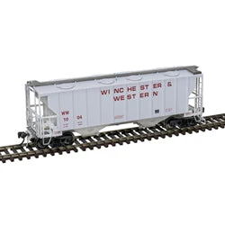 Atlas HO 20007701 - Master - Portec 3000 Covered Hopper "Winchester & Western" #1004 - Image 3