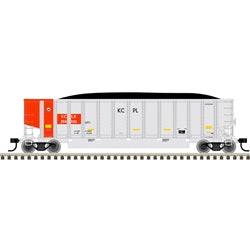Atlas HO 20 007 721 - Trainman - Aluminum Coal Gondola Car "Kansas City Power & Light" 394103 (KCLX) - Image 2