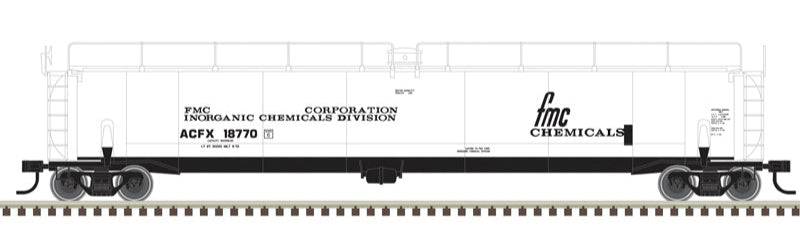 Atlas HO 20007881 - Master - 33,000 Gallon LPG Tank Car "FMC Chemicals" #18770 (ACFX)