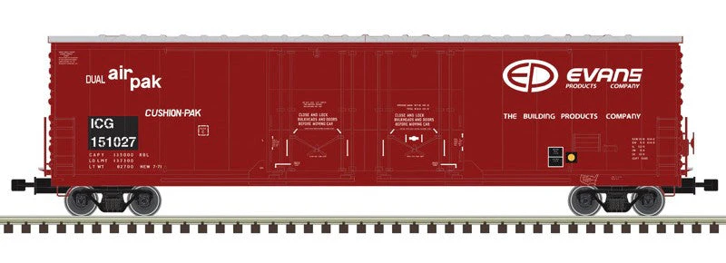 Atlas HO 20008088 - Master - 53' Evans Double Plug Door Boxcar "Illinois Central Gulf" #151017 (ex Evans)