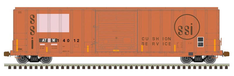 Atlas HO 20008141 - Master - FMC 5077 Single Door Boxcar "Atlantic & Western Railway" #14012 (faded/ patched)