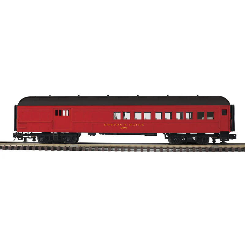 Atlas O 2001234 - Trainman - 60' Combine Passenger Car "Boston & Maine" - Image 2