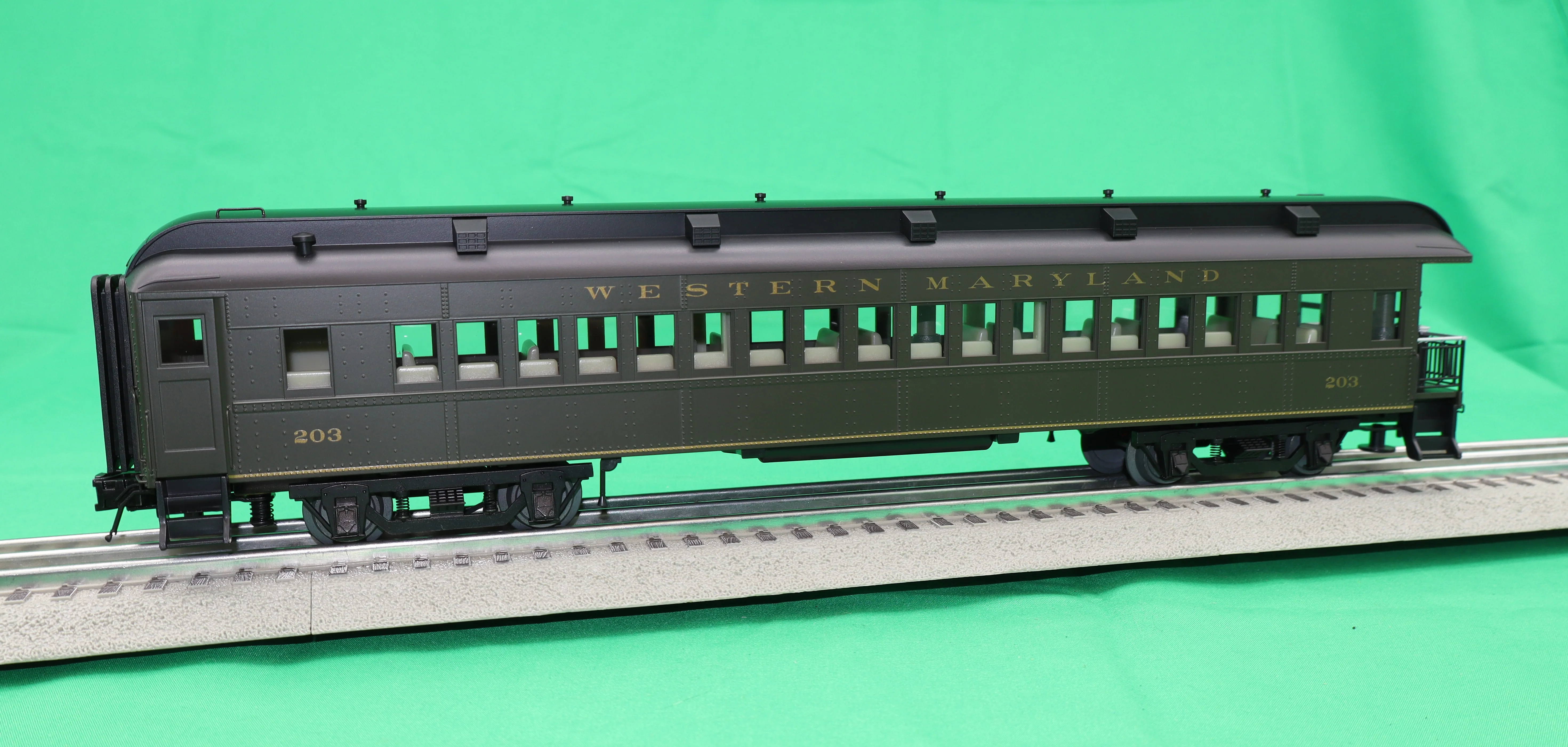Atlas O 2002724 - Trainman - 60' Observation Passenger Car "Western Maryland"