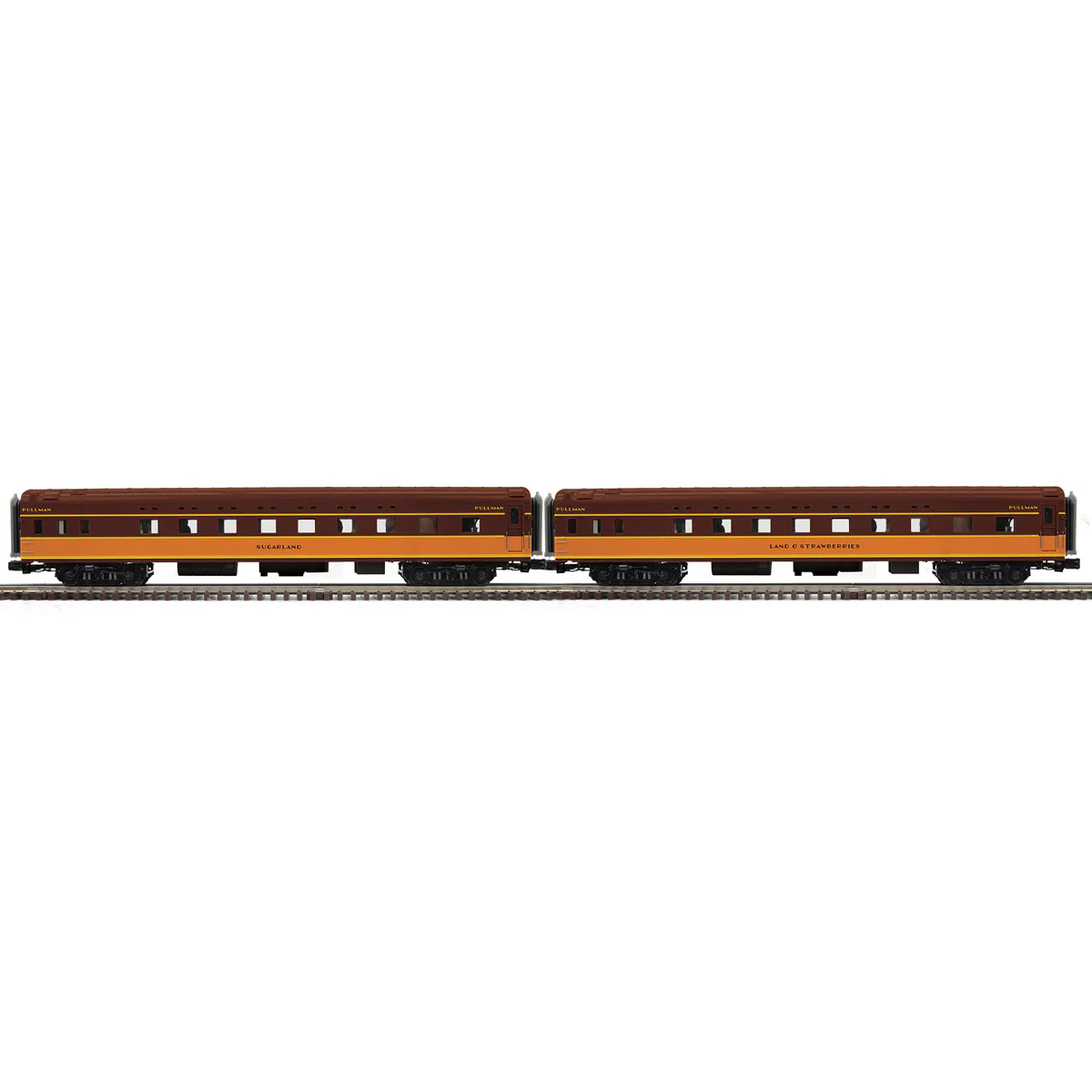 Atlas O 3001953 - Premier - 70' Streamlined Passenger Car Set "Illinois Central" (2-Car)