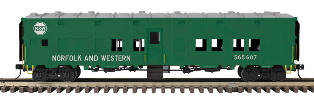 Atlas O 3007731 - Master - Express Boxcar - Troop Sleeper Car "Norfolk & Western" (MOW)