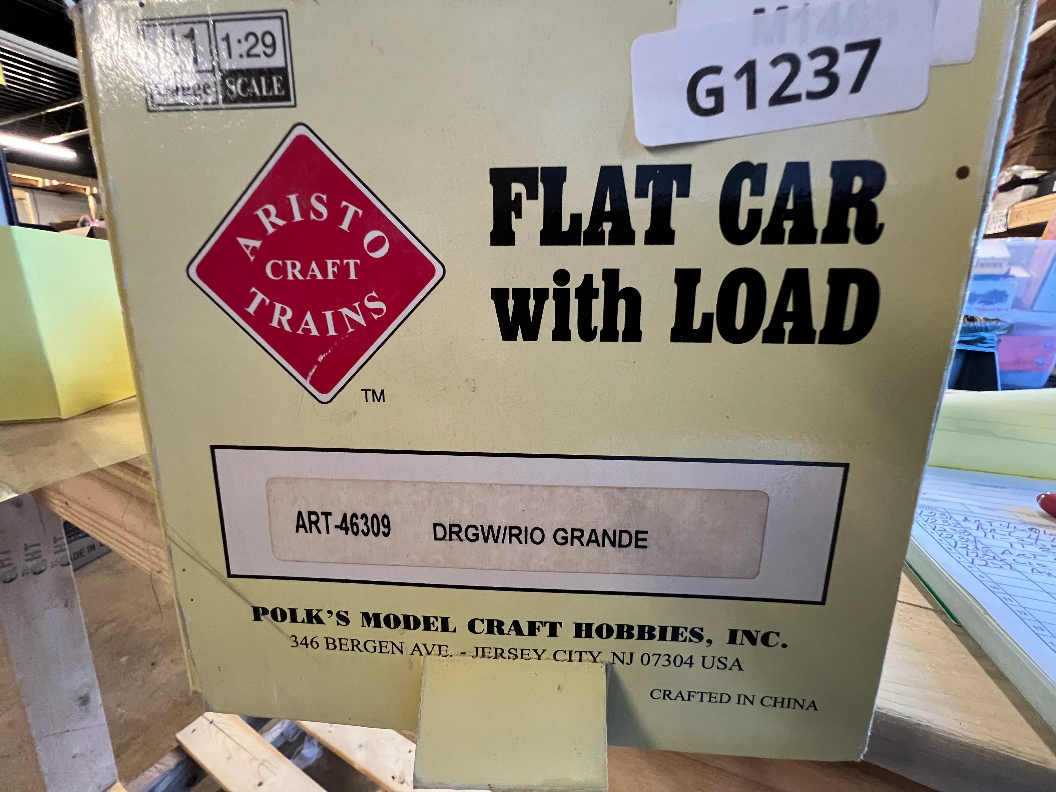 Aristo #46309 Flat Car With Lumber Load "DRDW Rio-Grande" Second-hand-G1237 - Image 4