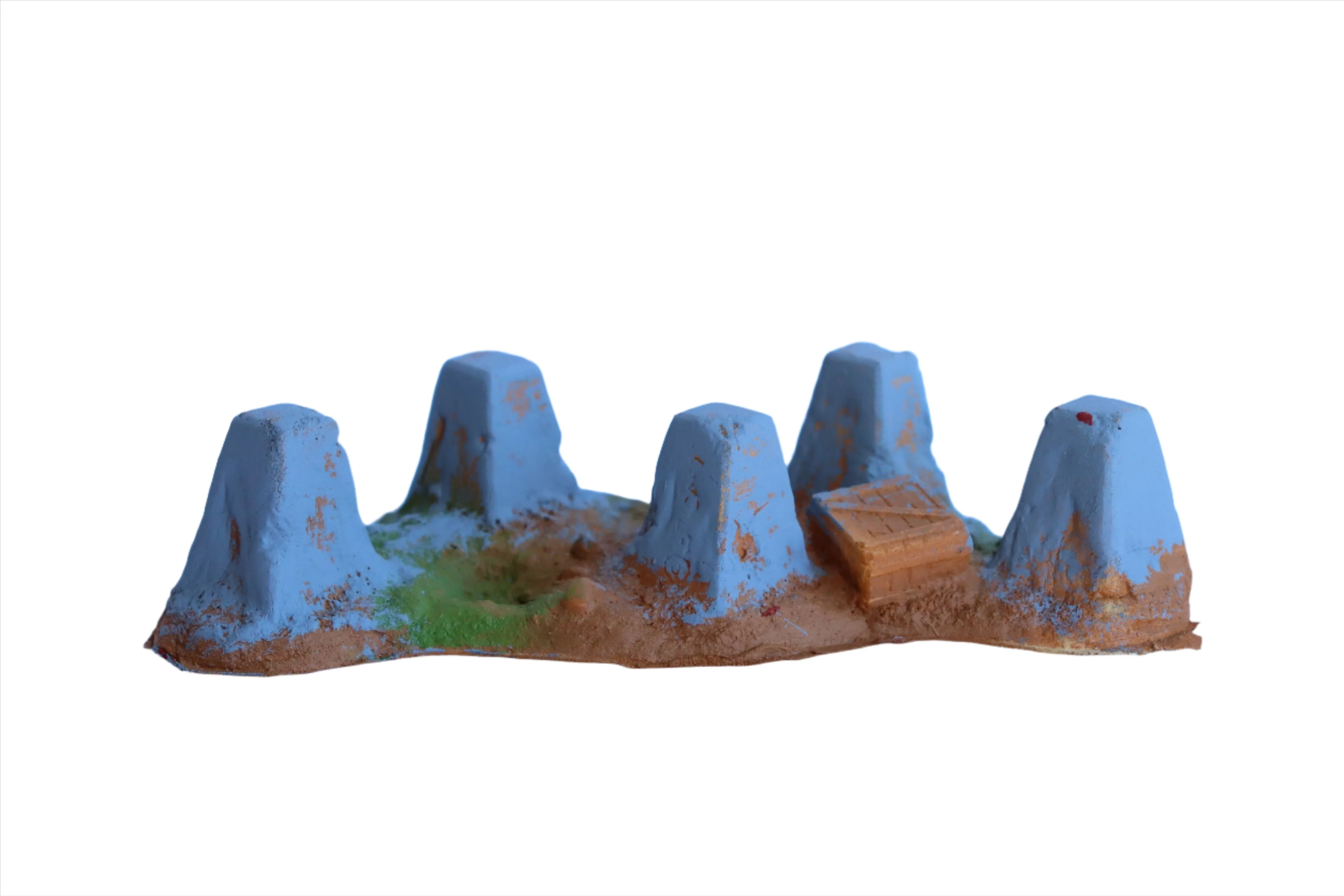 Atherton Scenics 702-WWII-Tank Traps/Dragon's Teeth Set of 2-Second hand-M7361-4 - Image 2