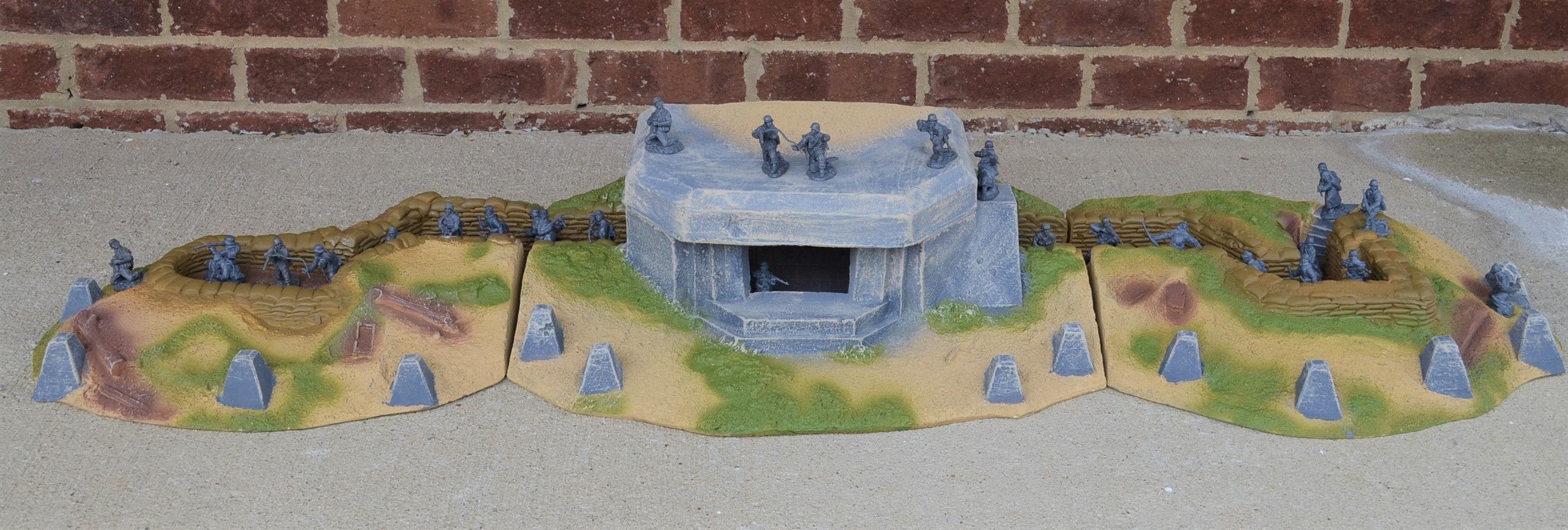 Atherton Scenics ATH 9909-BBC D Day German Beach Bunker -3 Set-Second hand-M7355 - Image 4