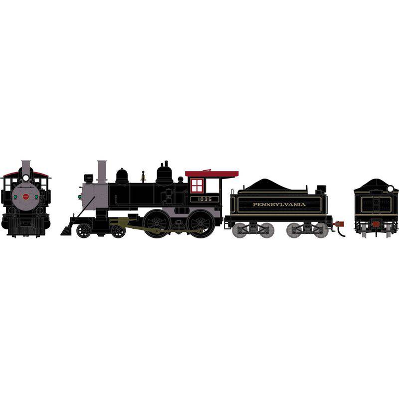 Athearn HO 2692 - 4-4-0 Steam Locomotive "Pennsylvania" #1035 (w/DCC/Sound)