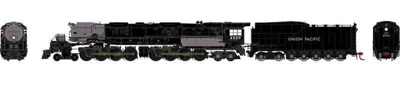 Athearn HO 2195 -Genesis - 4-8-8-4 Big Boy Steam Locomotive "Union Pacific" #4000