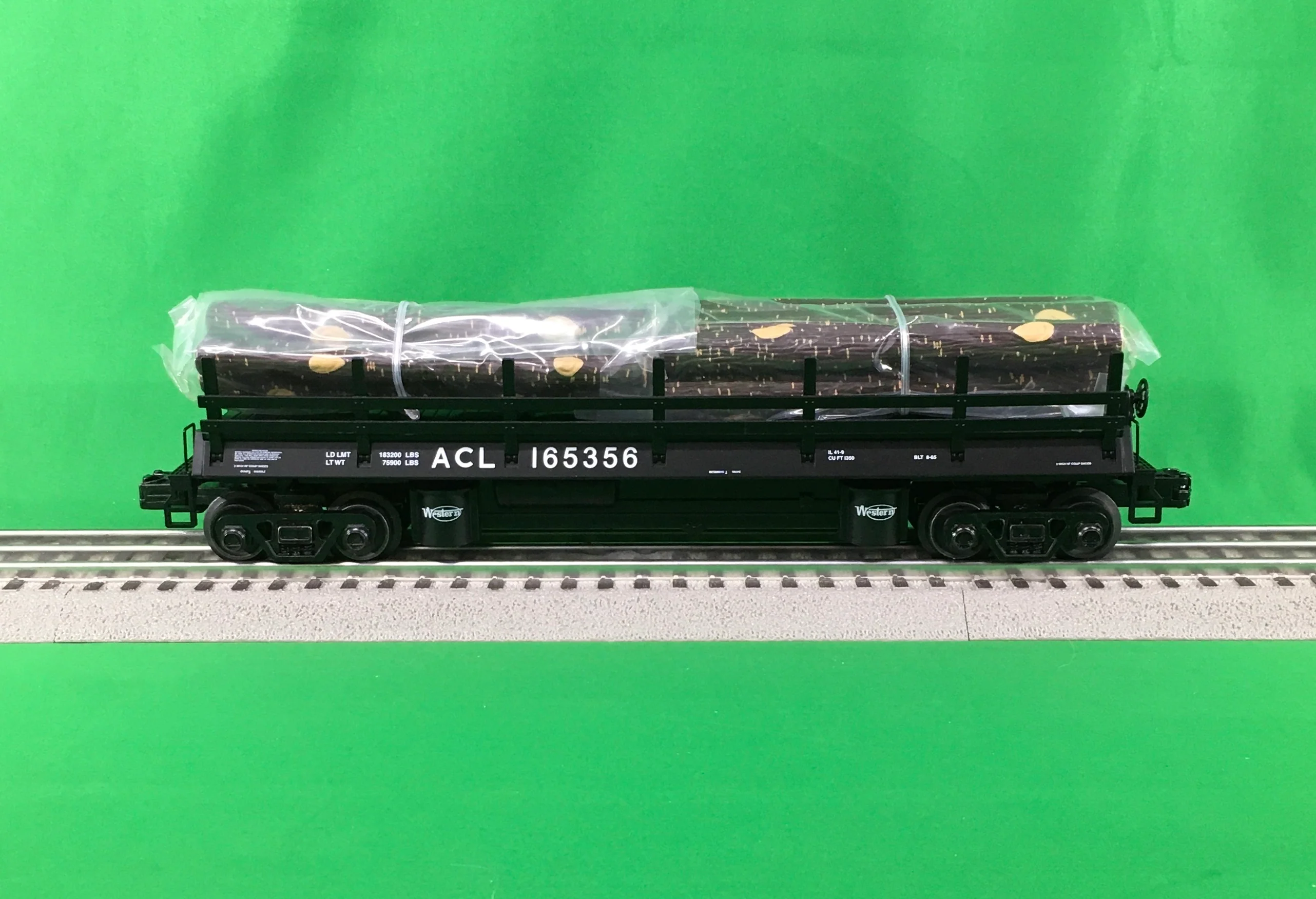 Atlas O 3001162 - Premier - Log Dump Car "Atlantic Coast Line" - Image 3
