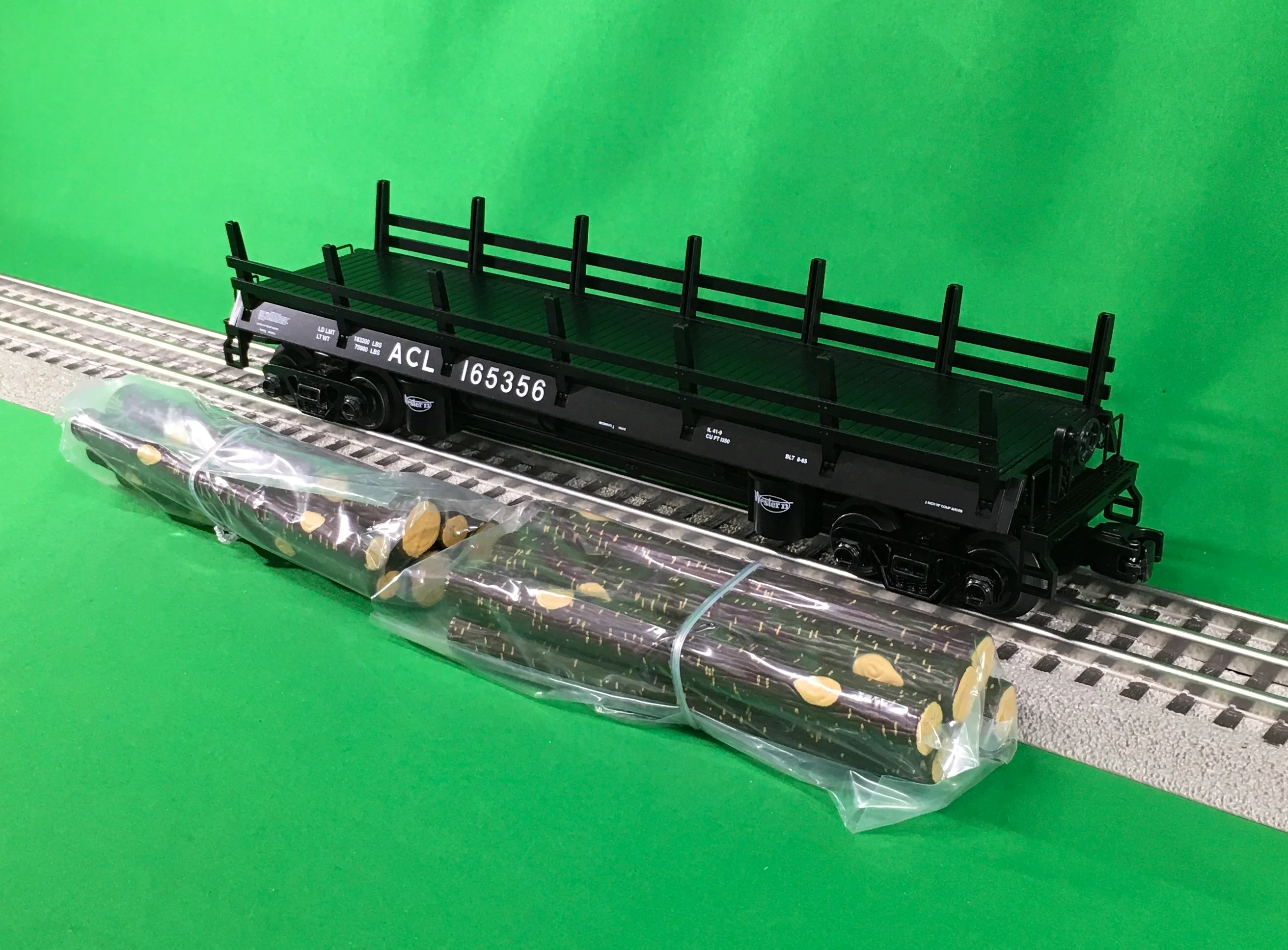 Atlas O 3001162 - Premier - Log Dump Car "Atlantic Coast Line" - Image 4