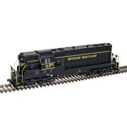 Atlas HO 10003961 - Classic - Gold - GP7 Diesel Locomotive "Western Maryland" #21 (w/DCC/ESU Sound) black/yellow - Image 3