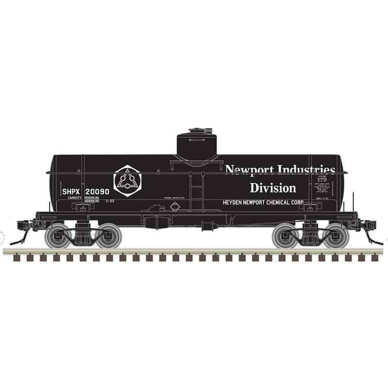 Atlas O 3003842 - ACF 8,000 Gallon Tank Car "Hayden Newport Chemicals" (SHPX) - Image 4