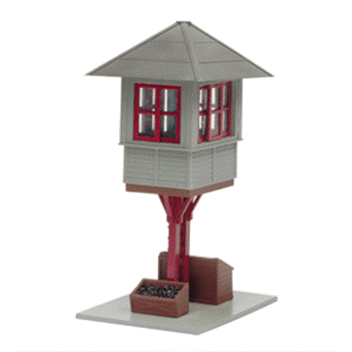 Atlas O 6903 - Trackside Shanty & Elevated Gate Tower Kit