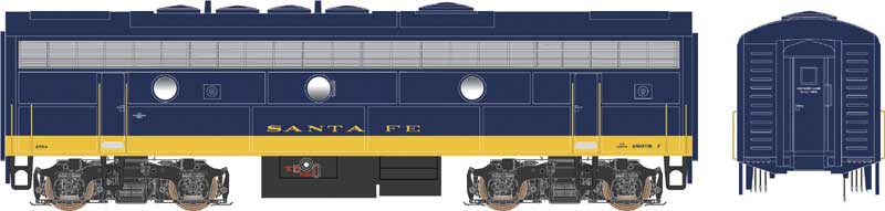 Bowser HO 24618 - Executive - EMD F-9B Diesel Locomotive "Santa Fe" #288A (w/DCC/Sound) - Image 2