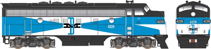 Bowser HO 24621 - Executive - EMD F-3A Diesel Locomotive "Boston & Maine" #4228 (Phase IV, McGinnis Scheme) w/DCC/Sound - Image 3