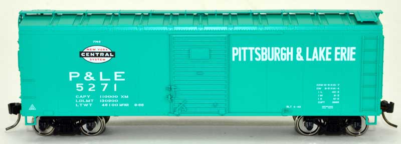 Bowser HO 43171 - Executive - 40' Box Car "Pittsburgh & Lake Erie" #5290 (Jade Color) - Image 2