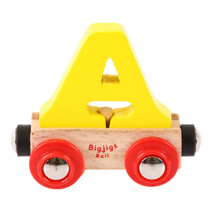 BigJigs BR101 - Rail Name Letter A (Colors Vary) - Image 4