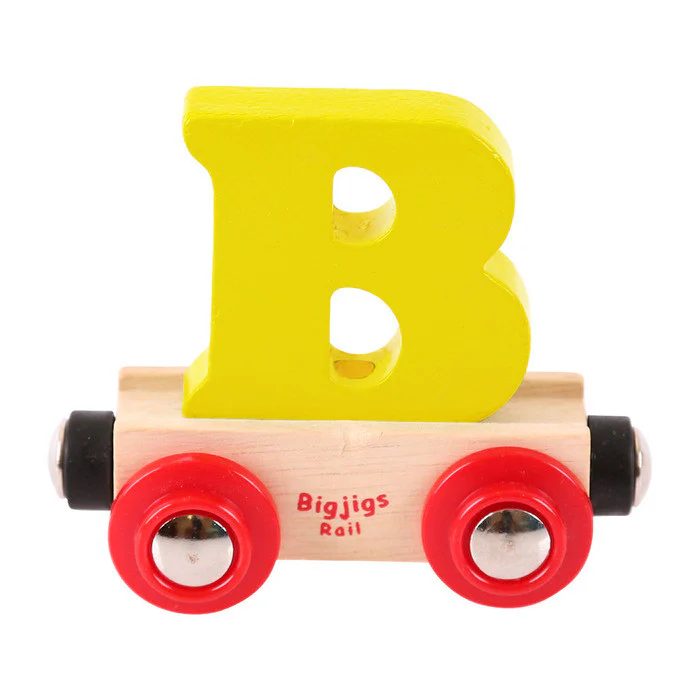 BigJigs BR102 - Rail Name Letter B (Colors Vary) - Image 4