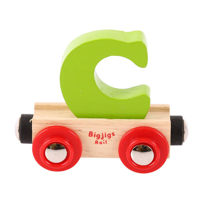 BigJigs BR103 - Rail Name Letter C (Colors Vary) - Image 3