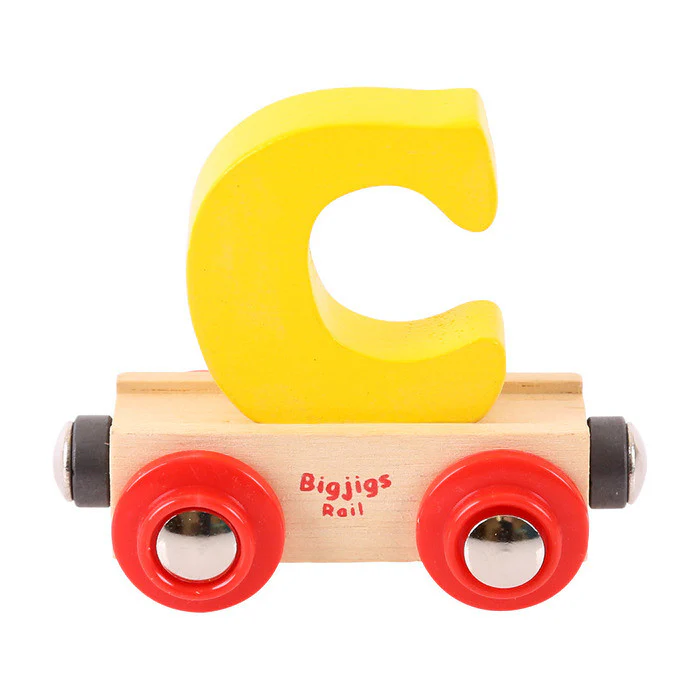 BigJigs BR103 - Rail Name Letter C (Colors Vary) - Image 4