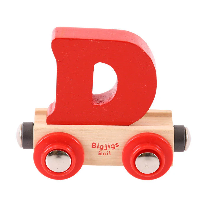 BigJigs BR104 - Rail Name Letter D (Colors Vary) - Image 2