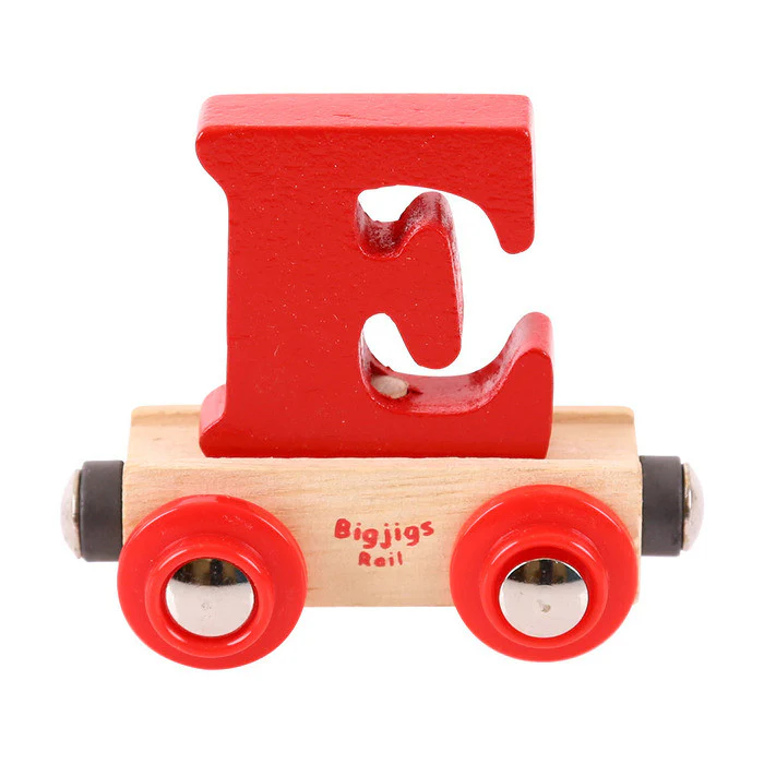 BigJigs BR105 - Rail Name Letter E (Colors Vary) - Image 2