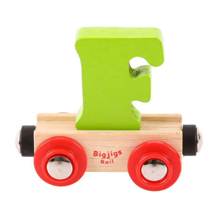 BigJigs BR106 - Rail Name Letter F (Colors Vary) - Image 3