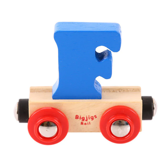BigJigs BR106 - Rail Name Letter F (Colors Vary) - Image 5